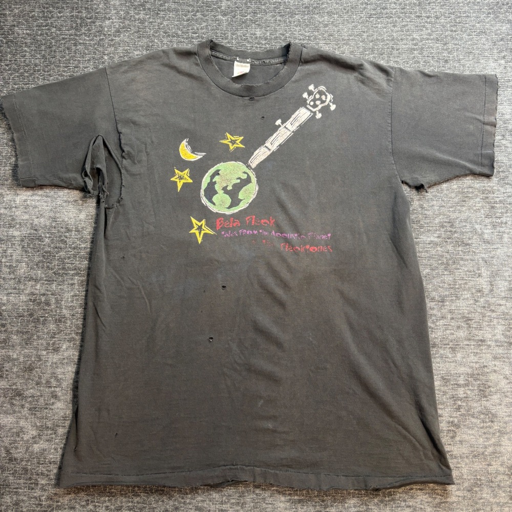 Vintage Bela Fleck and the Flecktones Tales From the Acoustic Planet T-Shirt XL